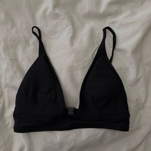 J.Crew Black Triangle Bikini Top